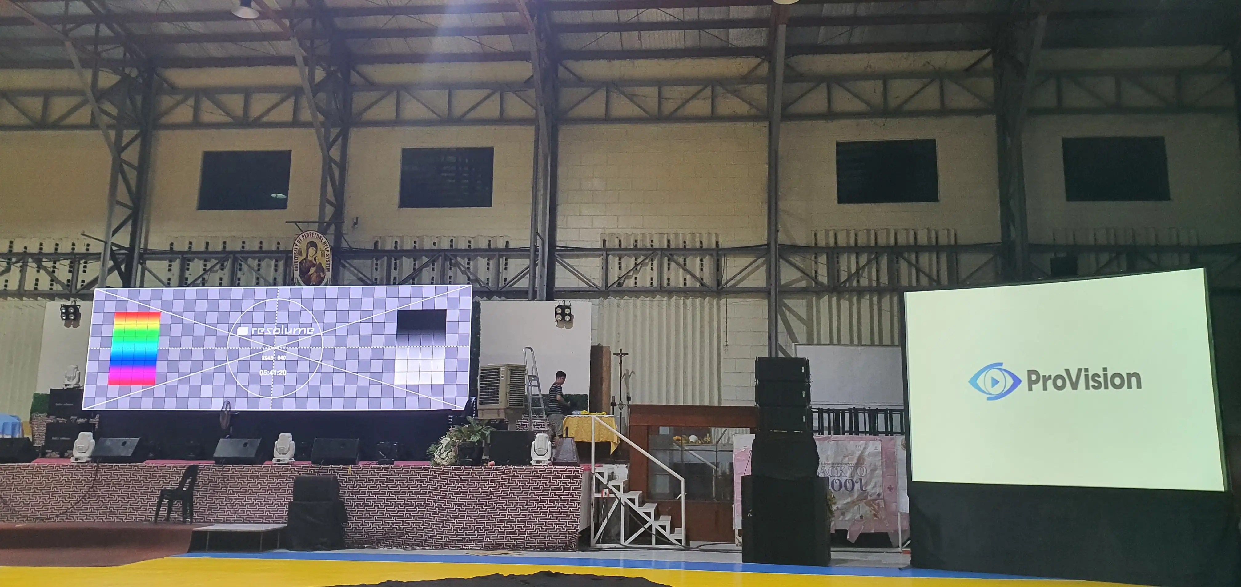 Fellowship gathering projection display